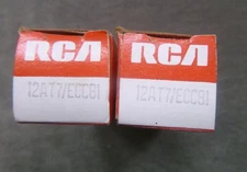 NOS RCA 12AT7/ECC81 tubes