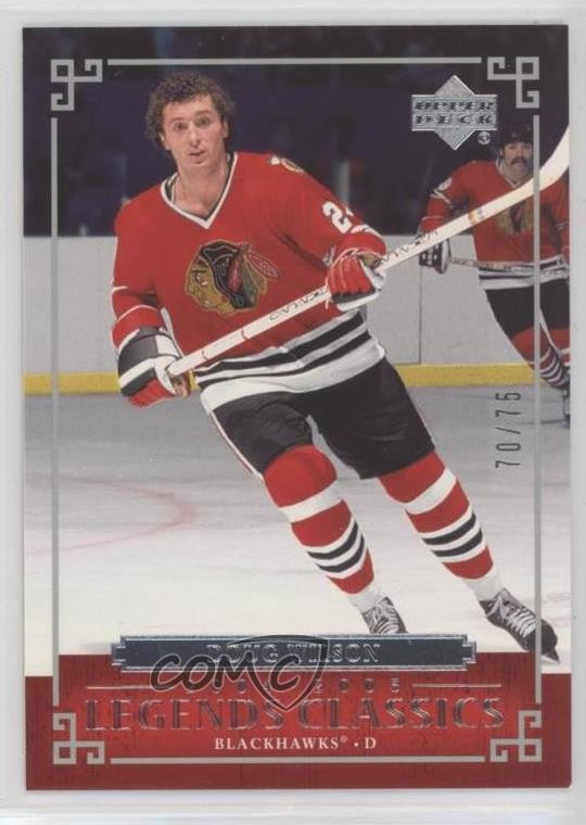 2004-05 Upper Deck Legends Classics Silver 70/75 Doug Wilson #20 HOF 13h2