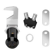 Replacement Black Cam Lock 58 For Tool Box Cabinet Mailbox Rv Door Zinc Alloy