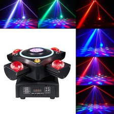 4 Arm Moving Head Light RGBW Beam Laser Disco Ball Light Stage Lighting DMX