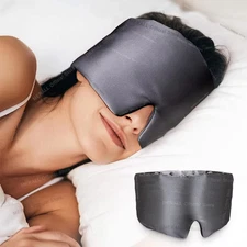 Mulberry Silk Sleeping Mask Eyepatch Blocking Light Eyemask Eyeshade Soft Padded