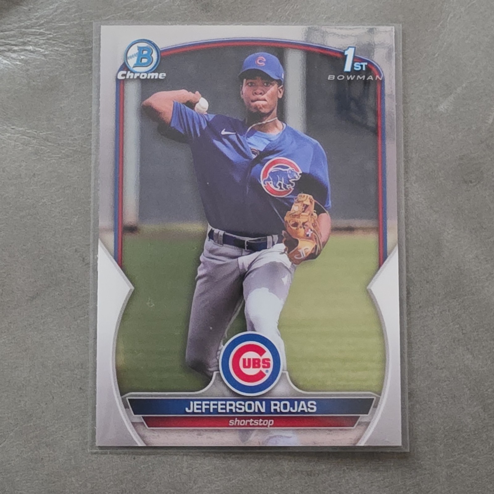 Topps 2023 Bowman Chrome Jefferson Rojas Chicago Cubs 1st Bowman #BCP-70