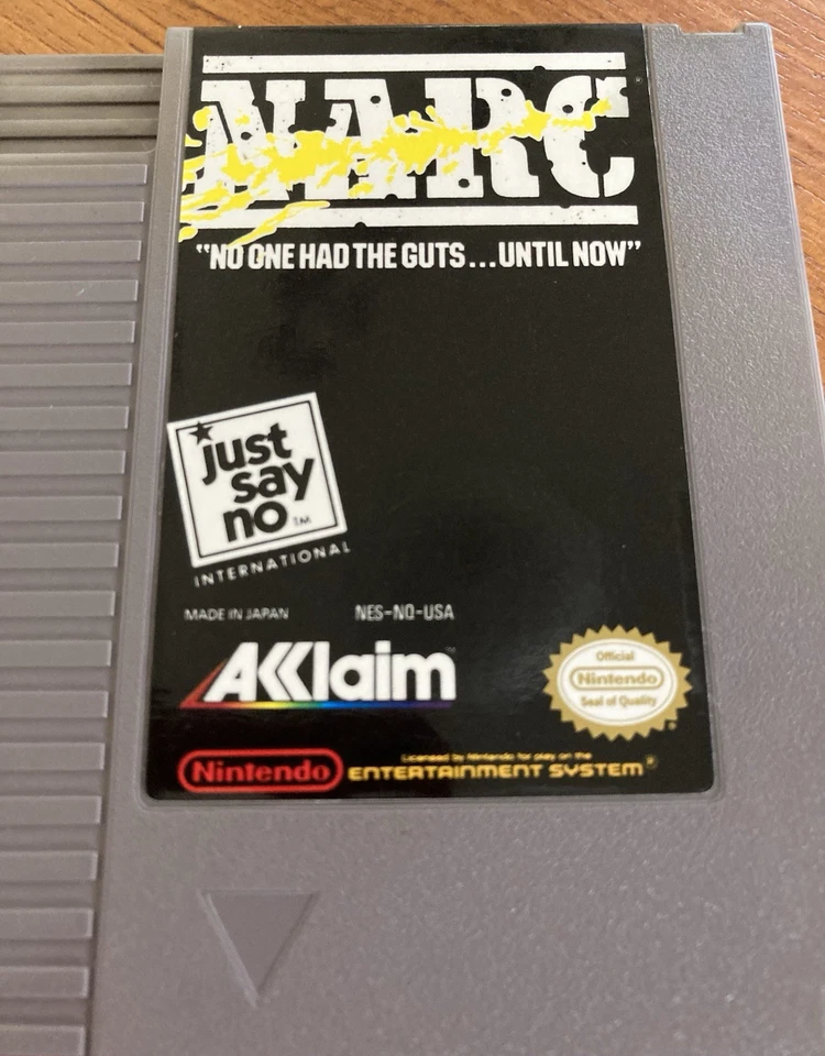 NES ~ NARC ~ Nintendo Game 3 Screw NES-NQ-USA Game Cart Only NTSC - Image 2 of 4