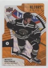 2021-22 Upper Deck Allure Rookies Orange Slice Wyatt Kalynuk #117 tg9