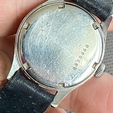 Vintage 1940s Zenith Pilot Military Watch Patina Manual Wind 32mm Watch 14