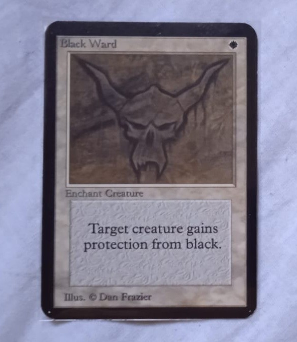Black Ward Alpha Edition Uncommon MAGIC: THE GATHERING