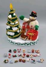 Avon A Wonderful Countdown to Christmas Talking Lighted Snowman Advent Tree