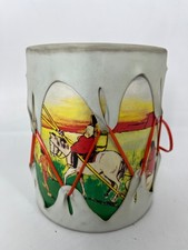 VTG Toy Drum Souvenir Western Decor Chief Native American Indian TomTom