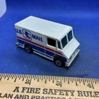 Vintage Hot Wheels Flying Colors Letter Getter US Mail Truck USPS Metal Base