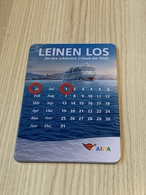 AIDA Blechkalender - LEINEN LOS für den schönsten Urlaub der Welt