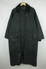 Vintage 1987 Barbour A170 Burghley Long Wax Coat Jacket Men's C38/97CM Small