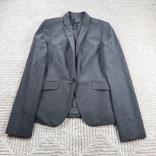 The Limited Collection Blazer Women's 2 Grey Work Professional Office Capsule