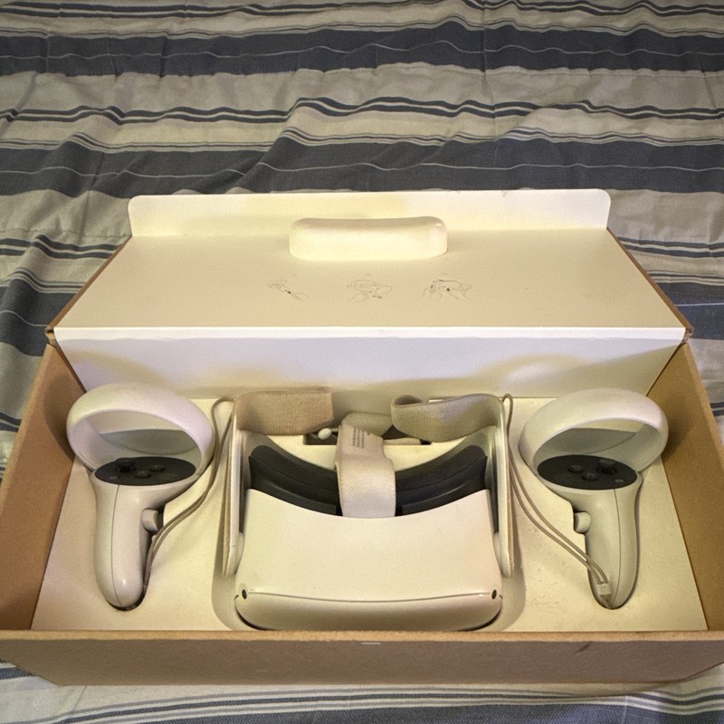 Meta Quest 2 VR Headset with 2 Controllers- 64gb