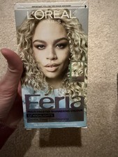 Feria Multi-Faceted Shimmering Permanent Hair Color, 100 Pure Diamond Very L...