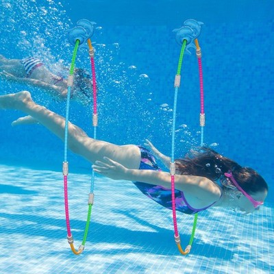 Pool Toys for Kids, 2-Pack Underwater Sports Swim Thru Rings for Kid, Ideal Pool