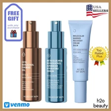 Allies of Skin Hydration Trio: Beta Glucan Serum+Bakuchiol Oil+Recovery Balm NIB