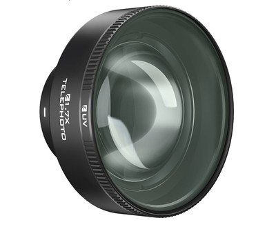   1.7X Telephoto Lens for Sherpa Cases & Genius Rig   iPhone/Android Compatible