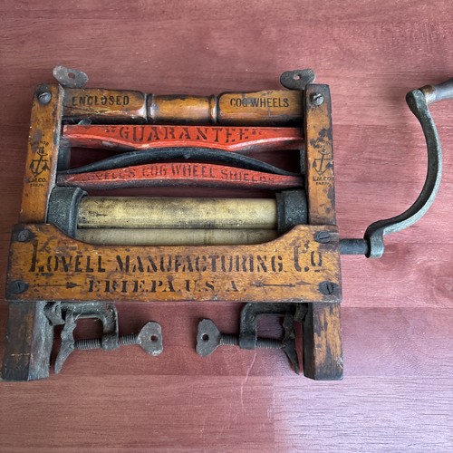 Antique Rare Salesman Sample Anchor Clothes Wringer Pat 1898 Lovell Mfg Erie PA