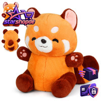 Kuscheltier Roter Panda 23Cm PlüSch Kawaii Geschenk FüR Weihnachten Geburtstag