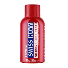 Swiss Navy Premium Silicone Lubricant 1 Ounce Long Lasting Hypoallergenic Lube