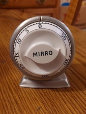 VINTAGE 1950S MIRRO -MATIC KITCHEN TIMER WORK...