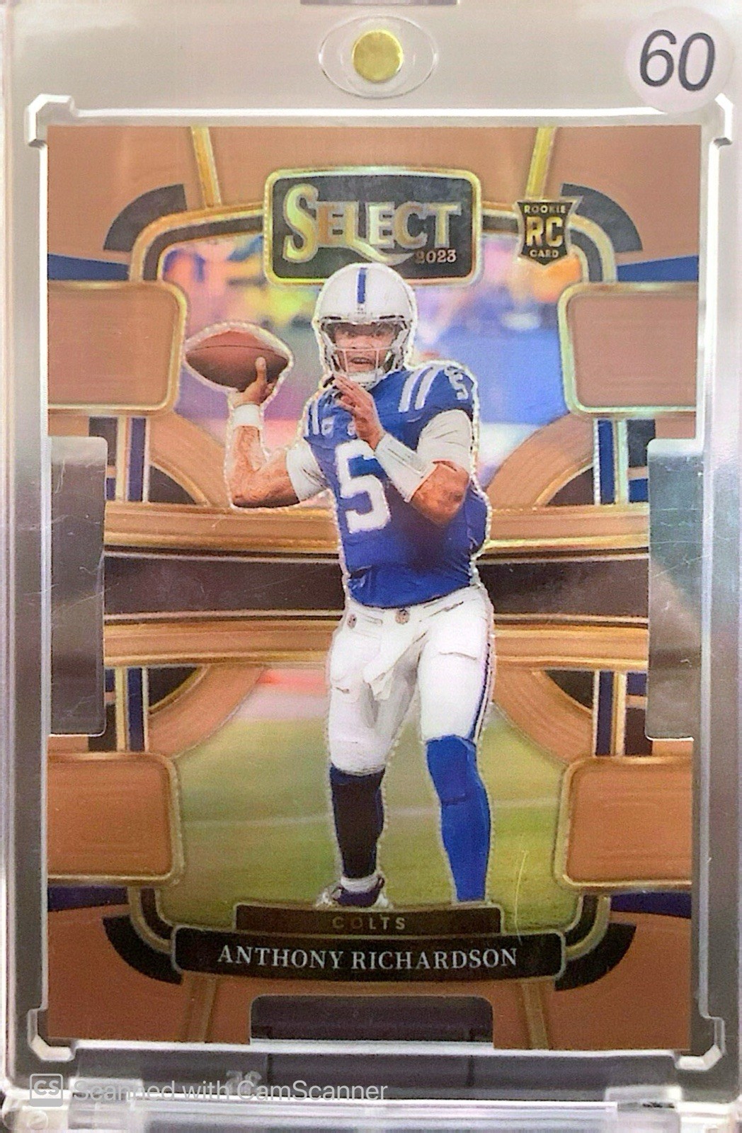 Anthony Richardson 2023 Panini Select #43 Bronze Die Cut Prizm #/299 Rookie RC