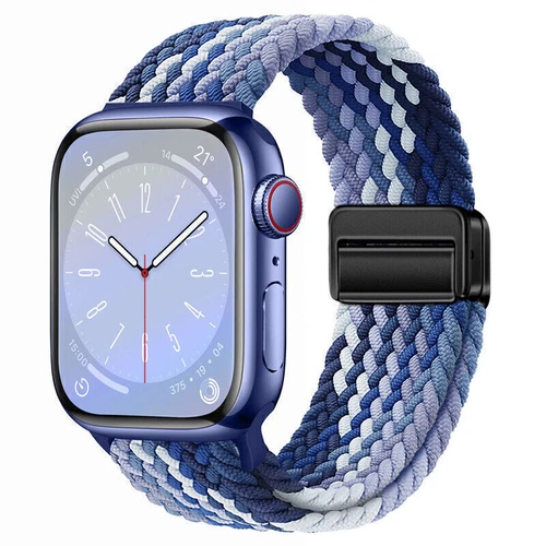 Magnet Nylon Armband für Apple Watch Ultra 2 49mm & Serie 1-9,Ersatzband 38-45mm - Bild 10 von 101