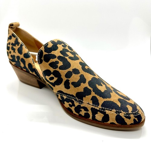 Lucky Brand Leder Wildleder Leopard Western Halbschuhe Damen 10 M - Bild 3 von 8