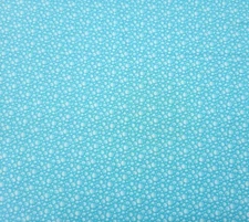 Paddington Bear BTY Quilting Treasures Aqua White Bubbles Polka Dots
