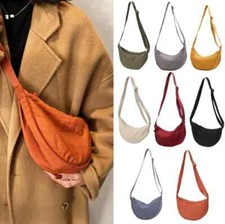 Women Small Crescent Crossbody Purses Bag Trendy Shoulder Bag Travel Sling Bag