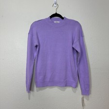 Style and Co Size XS Purple Pull Over Knit Sweater MSRP 49