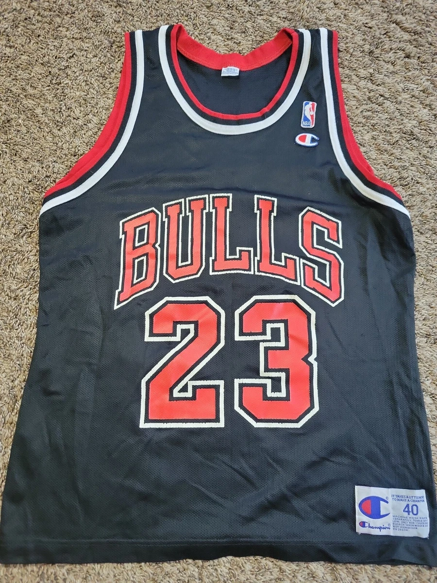 Chicago Bulls Jersey No 23 Black worn by Michael Jordan in The