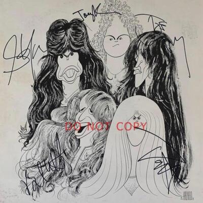 Aerosmith band SIGNED reprint 12x12'' Album Poster Autographed RP