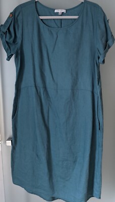 WENDY McLEAN SYDNEY LINEN DRESS SIZE S/M AUSTRALIAN MADE RRP $189.00 AS NEW  | eBay