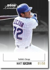 MATT SZCZUR 2011 Just LIMITED Rookie Mint BLACK Parallel RC #/50
