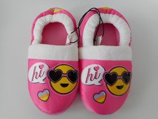 Emoji Slippers Toddler Girls Size 11/12 New
