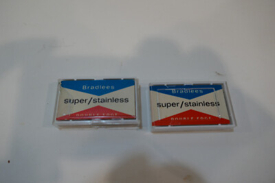 Bradlees Super Stainless  Double Edge Super Stainless Steel 10 Razor Blades