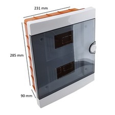 Quadro elettrico centralino 16 moduli DIN box incasso scatola IP40 interruttori