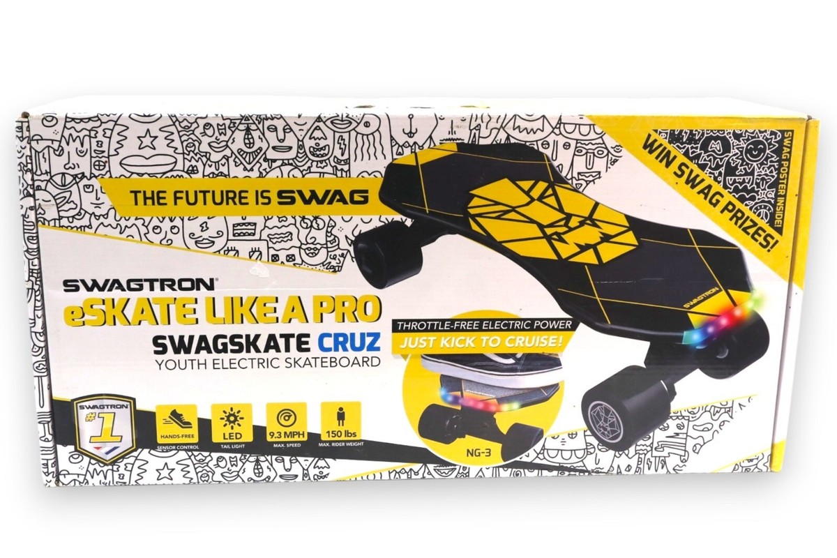 Swagtron NG-3 Swagskate Electric Skateboard for Kids & Teens | eBay