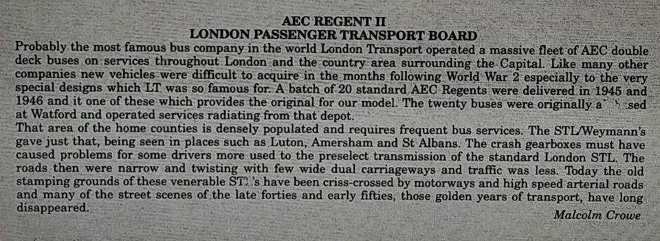 CORGI OOC London Transport AEC Regent  II-97814 The Original Omnibus - Image 4 of 4