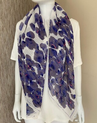 HUGO BOSS Florale Crinkle Chiffon Schal Einzelhandel £99 BNWT...RARE!!!