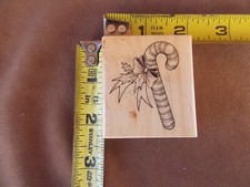2 1/2" x 1 3/4" Poinsettia Bloom Rubber Stamp E 830 - Hero Arts