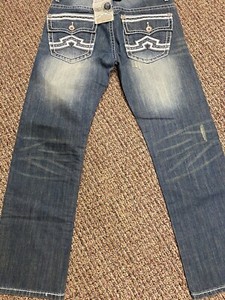antique rivet mens denim jeans