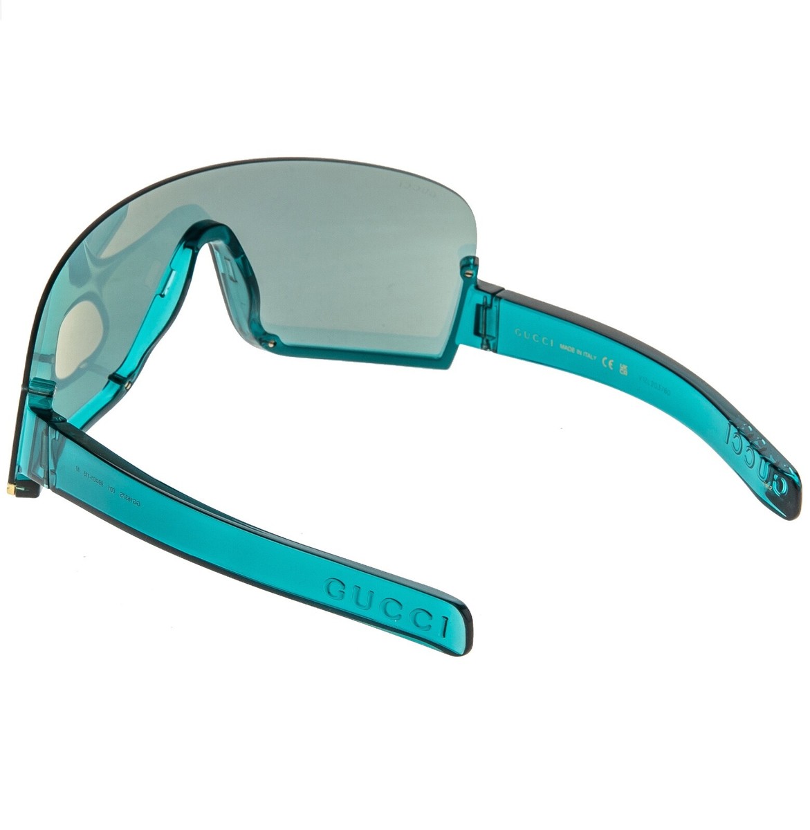 GUCCI LIDO 1637 Blue Green Sport Unisex Shield Mask Gg1637S  display picture 1