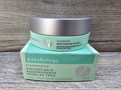 BNIB Patchology Flashpatch Rejuvenating Eye Gels 15 pairs
