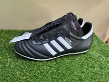 Adidas Copa Mundial Soccer Cleats Shoes Mens 7 Black Leather Made in Germany