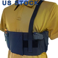 US Tactical Concealed Carry Belly Band Shoulder Holster Right Hand Pistol Holder