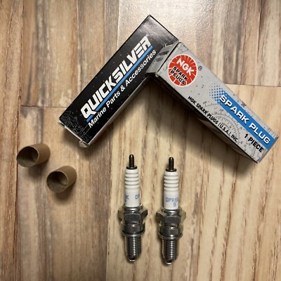 Mercury Quicksilver OEM Part # 33-827858Q PG DPR6EA-9 2x Zündkerze