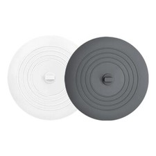 2 Pack Tub Stopper 6 inches Large Sink Stopper Silicone Bathtub Stopper
