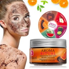 Dermacol Aroma Ritual Nourishing Body Scrub Natural Dead Skin Exfoliator 200g UK